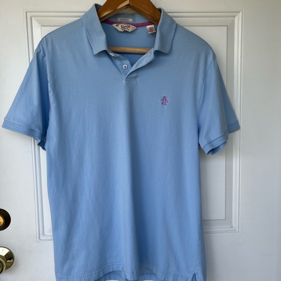 Original Penguin Other - •Penguin By Munsingwear• Light Blue Classic Fit Polo Shirt - Size XL